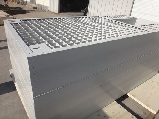 Квадратная укрепленная формованная стекловолокна решетки с 6x6 мм перекрестный бар